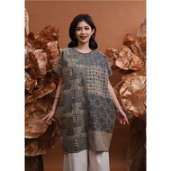 NONA RARA - Arina Gray Garut Harmoni D0587, batik blouse work clothes modernWanita
