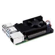 GeeekPi Raspberry Pi 4 Armor Lite Heatsink with PWM Fan, Raspberry Pi Aluminium Heatsink Cooling Kit