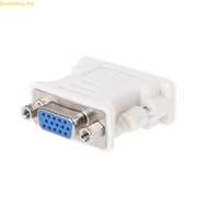 Doublebuy DVI D Male To VGA Female Socket Adapter Converter VGA To DVI-D 15 Pin To VGA