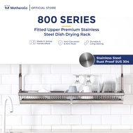 Mothersco Premium 800 Series Stainless Steel Cabinet Mounted Kitchen Rack | Dish Drying Rack | Kitch