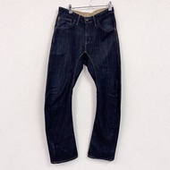 EDWIN 503 牛仔褲，拉鍊門襟，黑色，W30 碼，古著