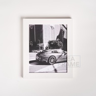 Minimalist White Wooden Photo Frame - Frame Foto 50x70 cm (CUSTOM)