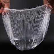 TH-HG 100pcs Disposable One-Time Hotel Home Shower Transparent Elastic Hat