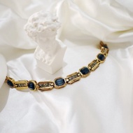 幾合藍寶石復古手鍊