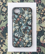 威廉莫里斯設計iPhoneSE/7/8PBAT生物可分解環保手機殼 黃金百合A