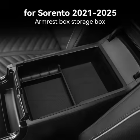 For Kia Sorento 2021-2025 Central Console Storage Box Organizer Storage Case in Front of Armrest Box