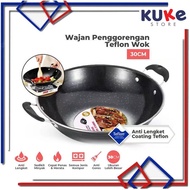 KUKE 30cm Ear Frying Pan 30cm Frying Pan/ Teflon Wok Frying Pan/