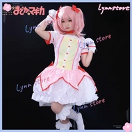 Puella Magi Madoka Magica Cosplay Costume Kaname Madoka Akemi Homura Cosplay Dress Wig Set Carnival 