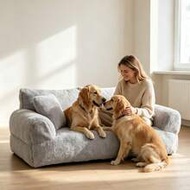 All-Season Pet Sofa, Removable & Washable Pet Bed, Dog Bed, Cat Bed, Pet Supplies, Dog Bed