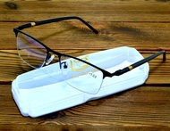 Half-rim Black Rectangle Anti-blue Light Progressive Reading Glasses +0.75 +1 +1.25 +1.5 +1.75 to +4