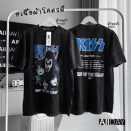 เสื้อวินเทจ เสื้อovp เสื้อยุค90 เสื้อฟอก เสื้อวง ลายวง kiss ⚡️ 𝕻𝖗𝖊𝖒𝖎𝖚𝖒⚡️