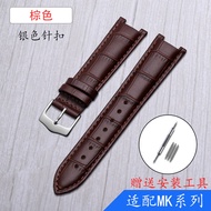 Suitable For MK Michael Kors Watch Strap Female MK2277 2425 5896 5354 Concave Interface Leather Watc