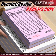 60 pages Carbonized receipt invoice commercial receipt official receipt invoice