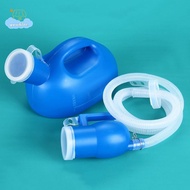 [LI] Toilet Supply For Outdoor 2000ml Plastic Male Bed Potty Pee Bottle Collector With 160cm Tube Po