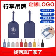 luggage tag Leather Luggage Tag Customized logoPU Leather Tag Boarding Pass Luggage Travel Club Adve