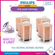 Philips GC004 x 4 Unit Cartridge For Steam Iron GC7620, GC7635 (Quad Pack)