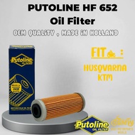 Putoline HF652 Motorcycle Oil Filter for KTM EXC-F / SX-F & Husqvarna FC / FE 250–500 (2011–2018)