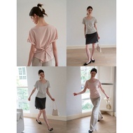 Eggka twisted back t-shirt