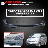 NISSAN SERENA C24 04 FRONT SKIRT POLYURETHANE (PU) SKIRT LIP BODYKIT