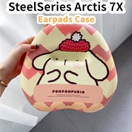 【High quality】For SteelSeries Arctis 7X Headphone Case Cartoon Simple Headset Earpads Storage Bag Casing Box