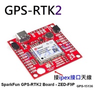 GPS RTK2 Module, ZED-F9P (GPS-15136) Qwiic Interface, Antenna Sold Separately