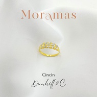 Moramas DUNHIIL 2C Ring 916 Gold/Cincin BENSON 2C Emas 916/时尚戒子916金