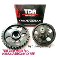 NMAX Ratio Gear AEROX/ NVX155/ - Gearbox Gear Ratio 12TX33T 12TX34T 12TX37T Original RacingTDR