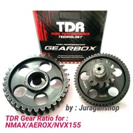 Gear Ratio NMAX/AEROX/NVX155 - Gearbox Gear Ratio 12TX33T 12TX34T 12TX37T TDR Racing Original