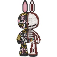 Juego de bloques de construcción de microbloques de construcción de graffiti de animales (8000 pieza