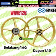 WAVE 125 SP522 ENKEI Sport Rim WAVE125 1.4/1.4 SIAP Free Bearing Bush Ready Stock SP522 WAVE125S WAV