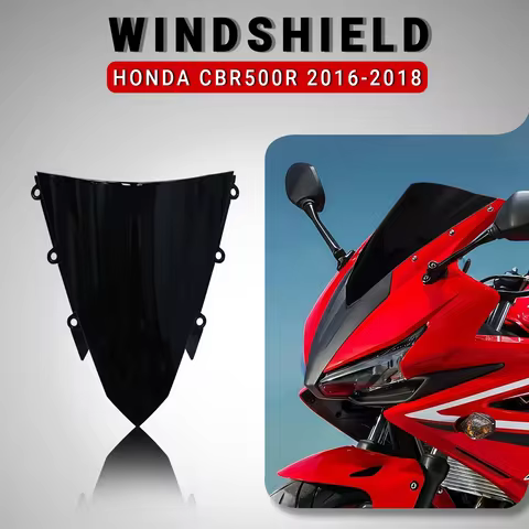 For HONDA CBR500R CBR 500 R Motorcycles Double Bubble Windshield WindScreen Deflector Fairing CBR500