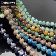 6x8mm Wheel Abacus Faceted Natural Stone Beads Apatite Amazonite Moukaite Prehnite
