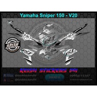 【READY Stock】♂Decals for Yamaha Sniper 150 - V20