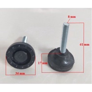 20 pcs M8x40mm height adjustment feet (8mm screw), D=36mm funnel feet to adjust increase or decrease