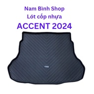 Lót cốp nhựa xe Hyundai Accent 2024 2025 nhựa dẻo dày dặn ôm khít phom xe hàng dày không mùi.