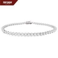 Top Cash Jewellery 10K Lab Grown Diamond White Gold Bracelet