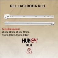 RLH White Drawer Rail Pair Length 25cm 30cm 35cm 40cm 50cm Drawer Rail/