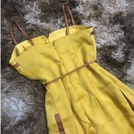 2-strap dress, long straight dress, luxurious dress, clearance dress, 2hand dress