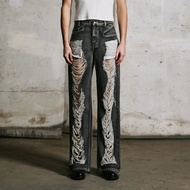 Merge Official - Merge Ripped Jeans (พร้อมส่ง)