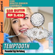 Perforated Tooth Patch - Denture Teeth Temptooth - Ompong Damaged Tooth Patch - Temporary Tooth Repair Kit Denture Teeth