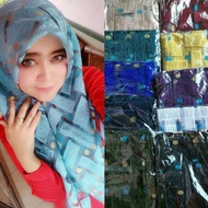 Bawal Organza Rossa / Hijab Bawal / Hijab Bawal / Segi Four Bawal