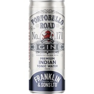 Franklin & Sons Portobello Gin and Indian Tonic can 250ml