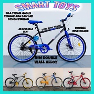 Basikal fixie 20inch/fixie 24inch/fixie 700c tayar hidup original campion bicycle kid ride brake dis