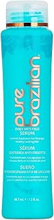 Pure Brazilian - Daily Anti Frizz Serum - Leave In Treatment For Shine And Hair Styling Protection With Keratin, Acai, And Argan Oil (13.5 Ounce)