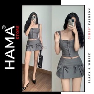 HAMA STORE H19 2-piece set + skirt - Comes with 2 bows and cute underpants