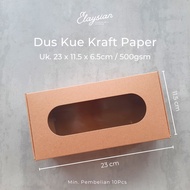 Cake Box Cake Box Craft Paper Cake Box Size 23x11.5x6.5cm 500gsm