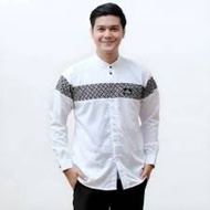 Koko Shirt For Adult Men Long Sleeve With Qynang Motif, The Latest Batik Combination