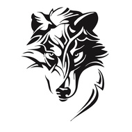D1 D1.P-A169 Animal Car Sticker Reflective Sticker Motorcycle Car Decoration Sticker 13.1cm * 17.5cm