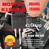 TRANSISTOR FET K15A60D 15 AMPER 600VOLT REPLACEMENT 4N65 4A65 7N65 7A65 7A60 10N65 10A65 10A60 12N65
