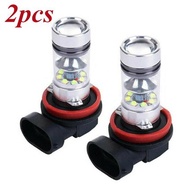 2Pcs H11 H8 Lampu Kabut 100 W 20SMD Mobil LED Kabut Bohlam Lampu Depan Lampu Warna Kuning/Puith